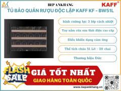 Tủ bảo quản rượu kaff KF - BW51L - Thương hiệu Đức
